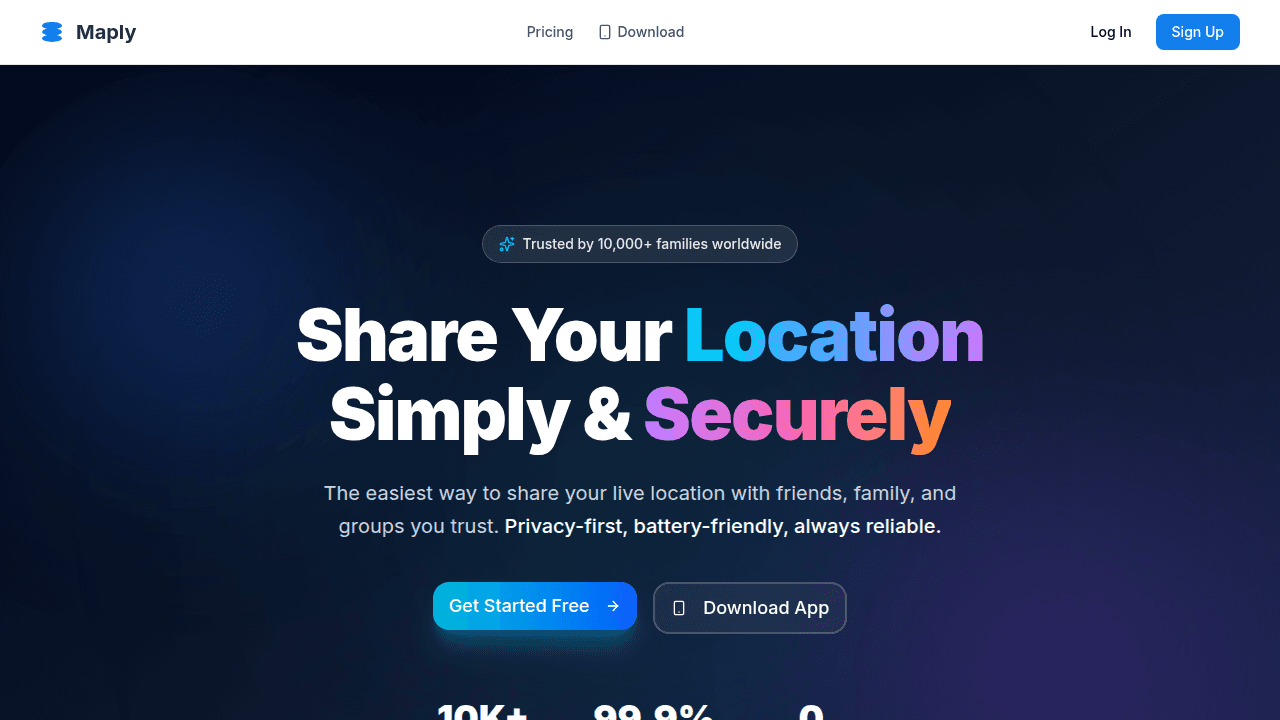Maply website preview